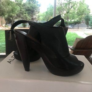 Aldo leather high heels